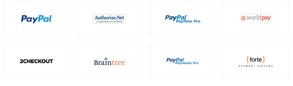 Accept payments from all of the popular payment gateways using Zoho Inventory
