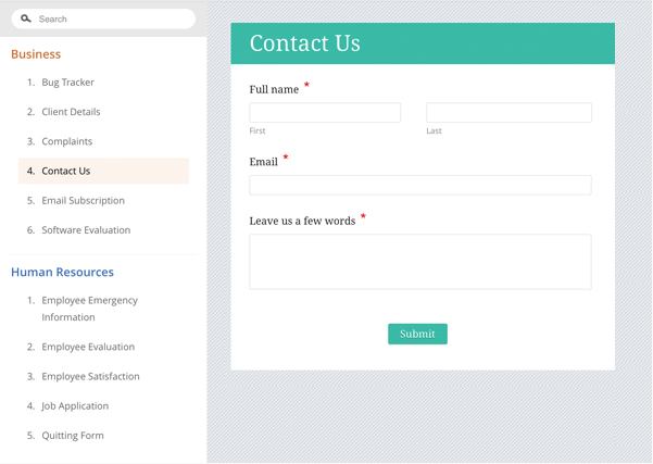 Zoho Forms - Online form design software