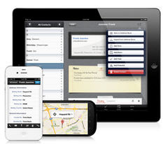 Zoho CRM is mobile friendly and can be used on standard mobile browsers or with mobile CRM apps