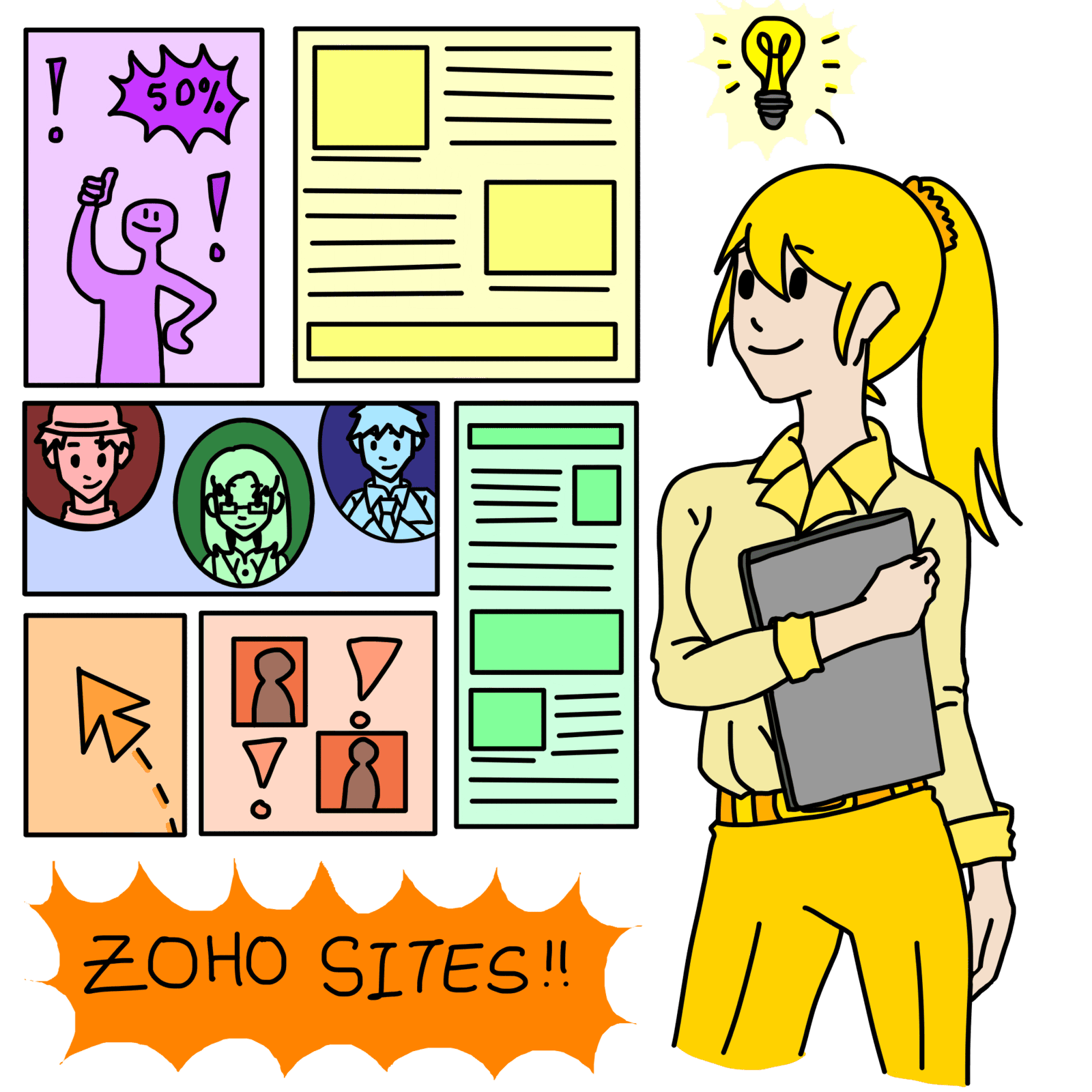 Laura loves Zoho Sites CMS software for effective website content management